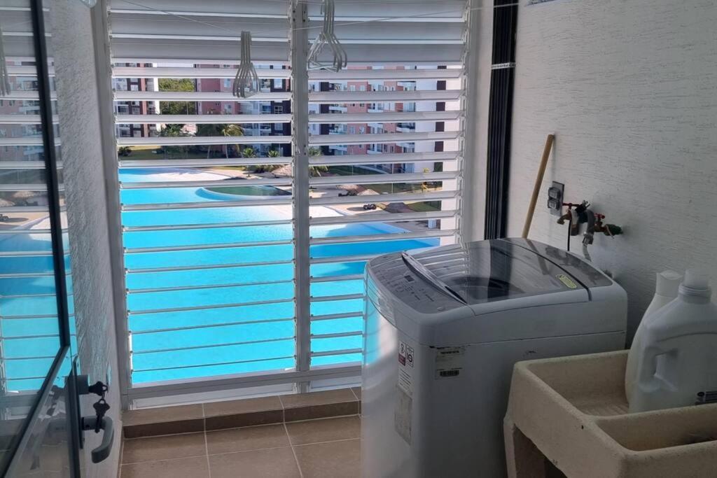 קנקון Departamento Con Laguna Artificial מראה חיצוני תמונה